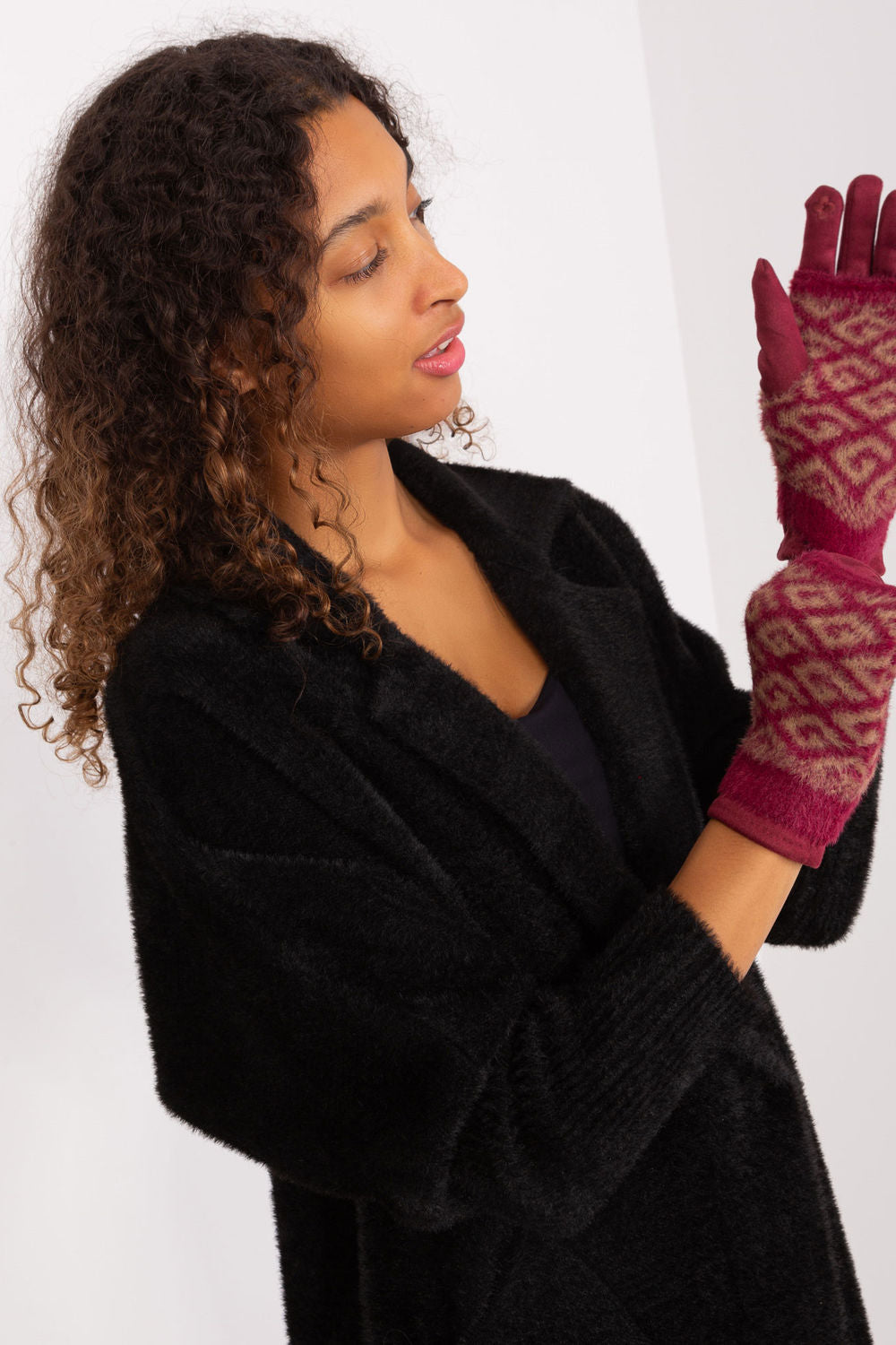 Gants femme AT — rouge