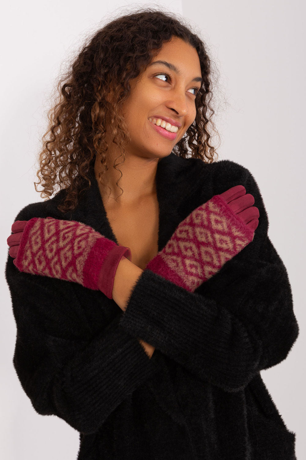 Gants femme AT — rouge