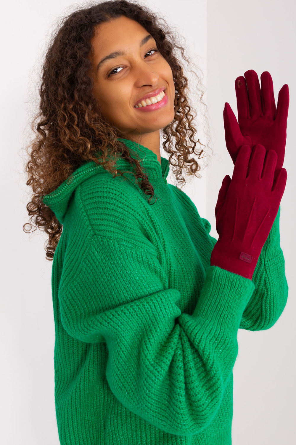 Gants femme AT — rouge