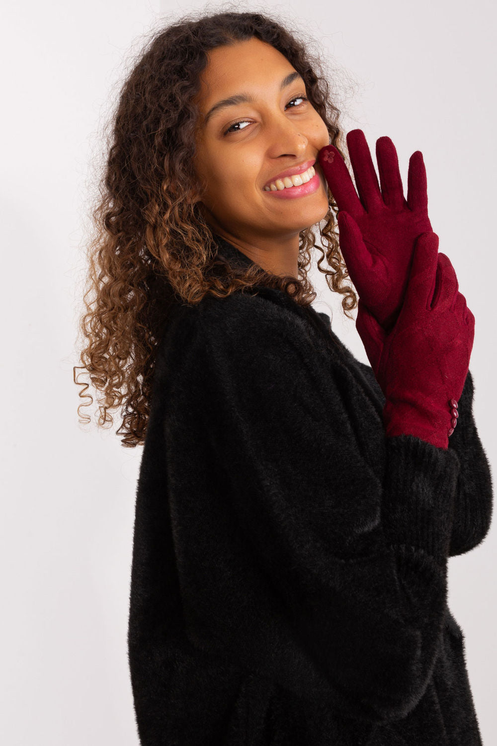 Gants femme AT — rouge