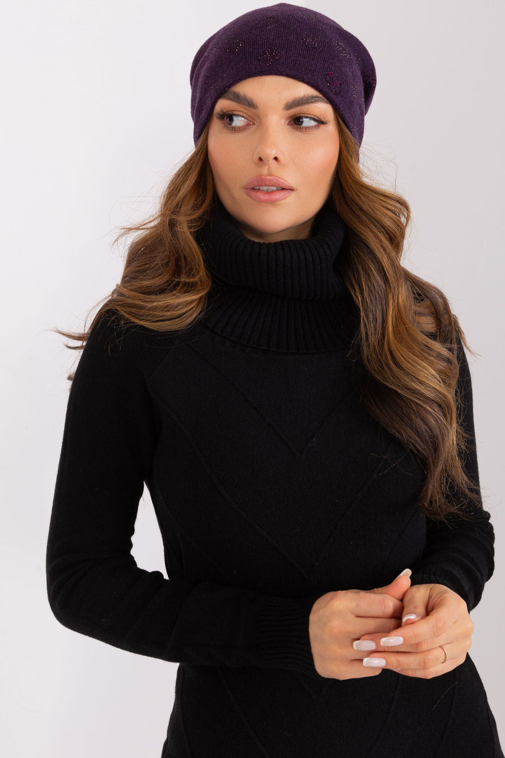 Bonnet femme AT — violet