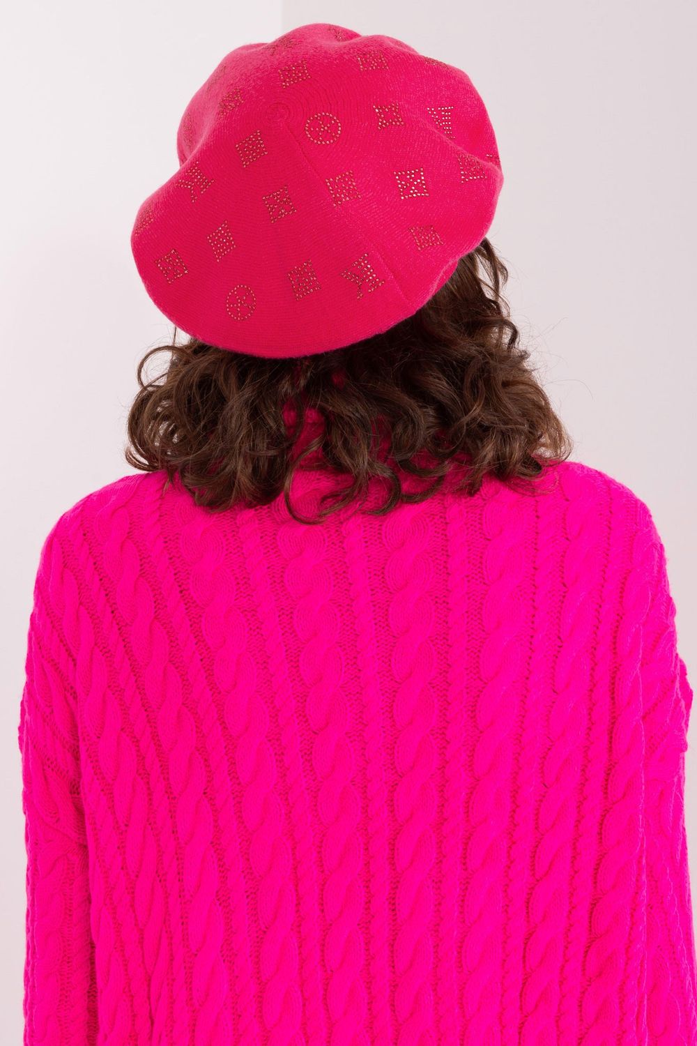 Béret femme AT — rosé