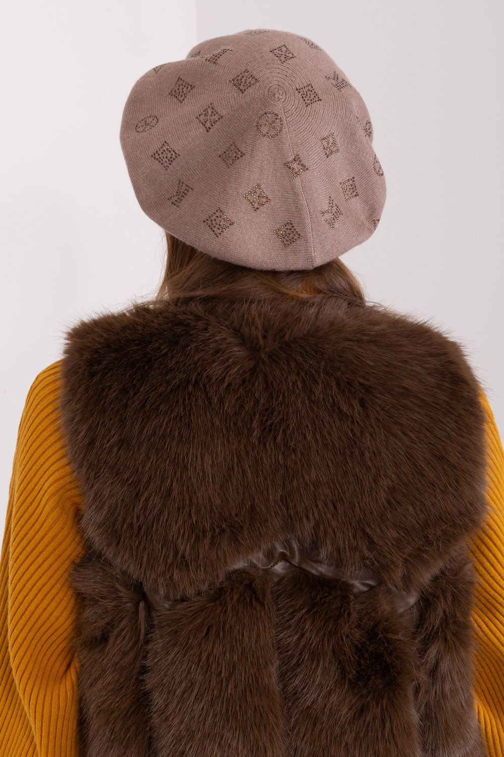 Béret femme AT — beige
