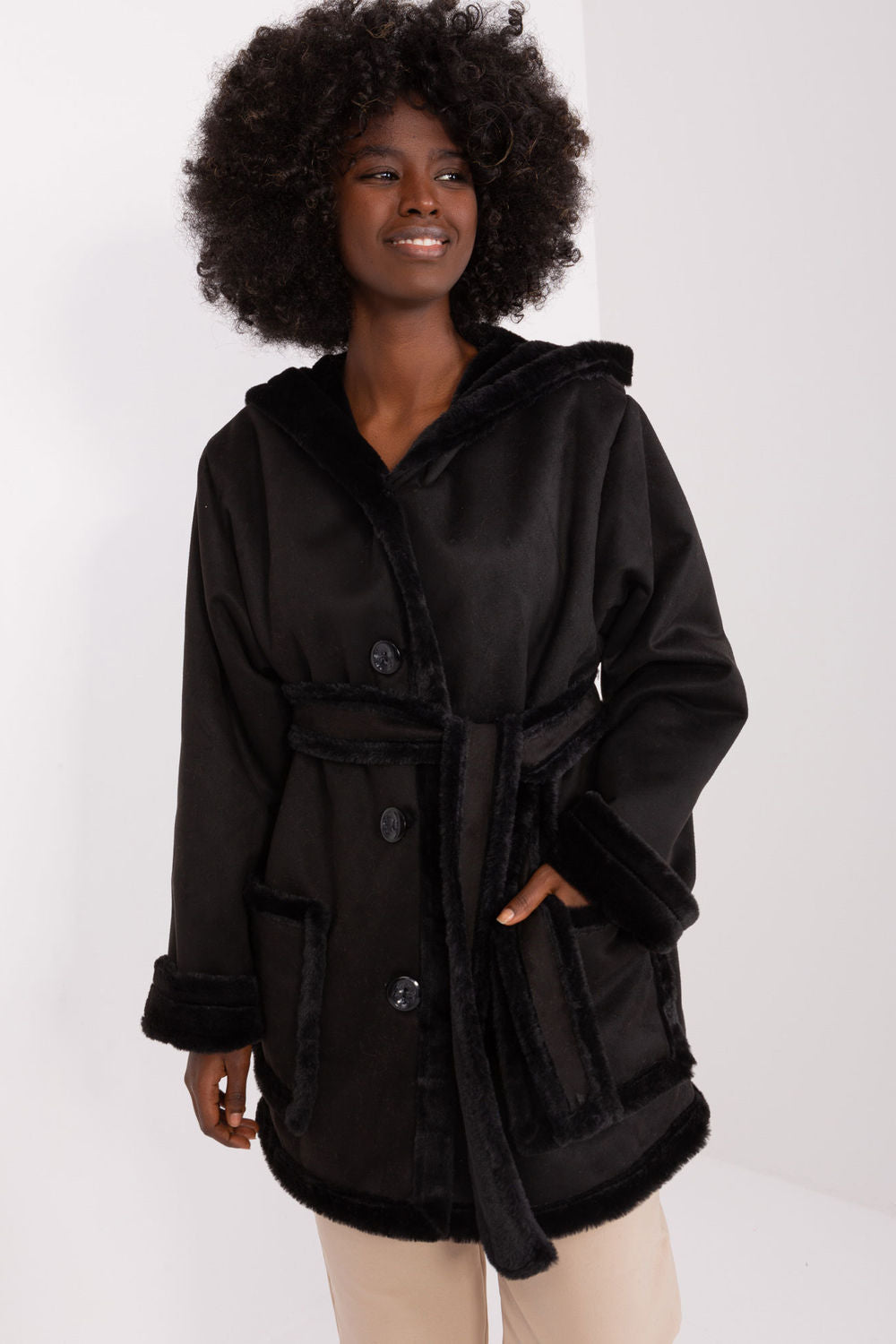 Manteau femme Lakerta — noir