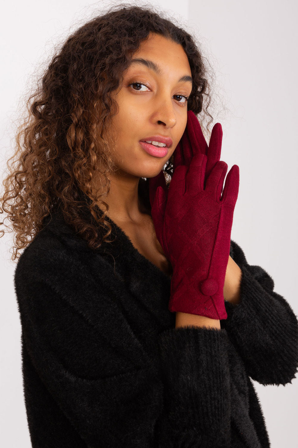 Gants femme AT — rouge