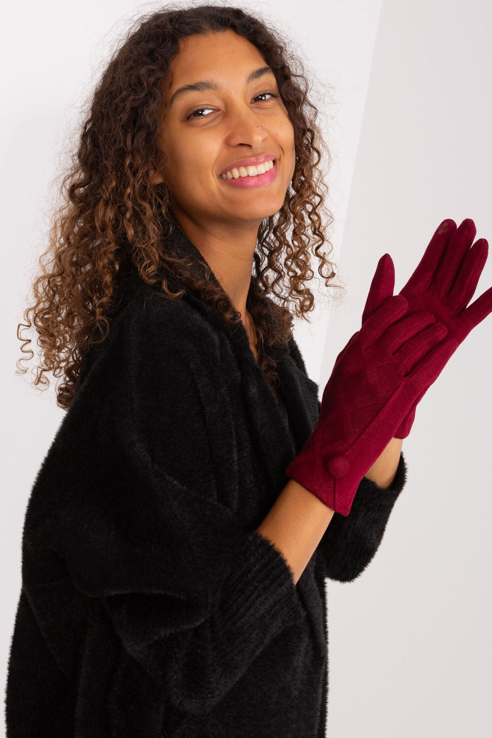 Gants femme AT — rouge