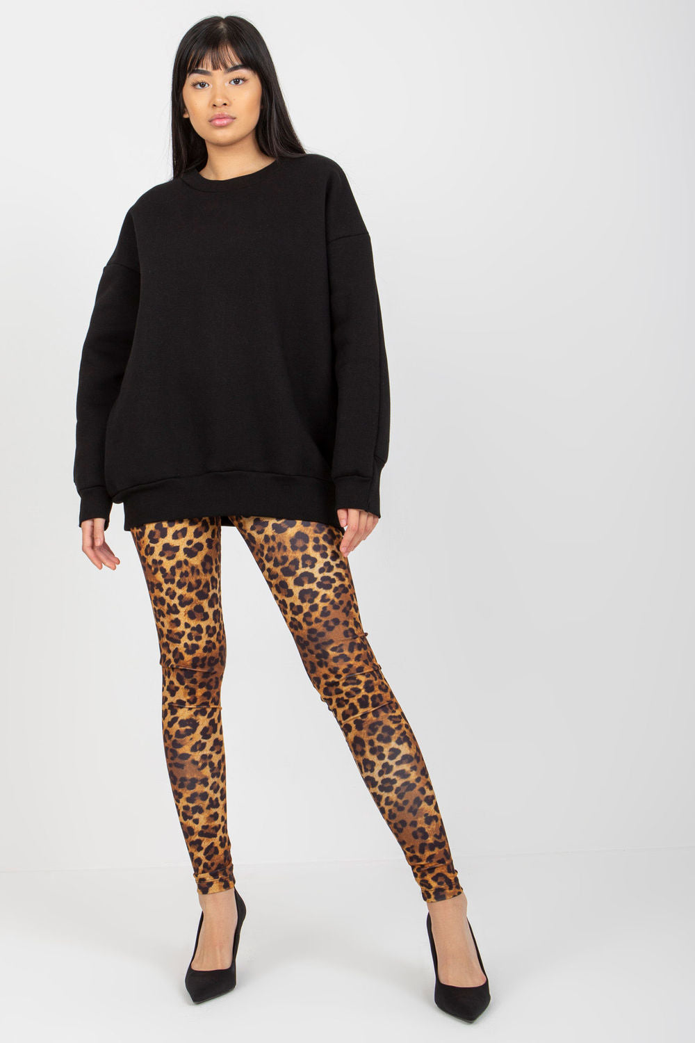 T-shirt femme Relevance Sweatshirt Sweatshirt — noir