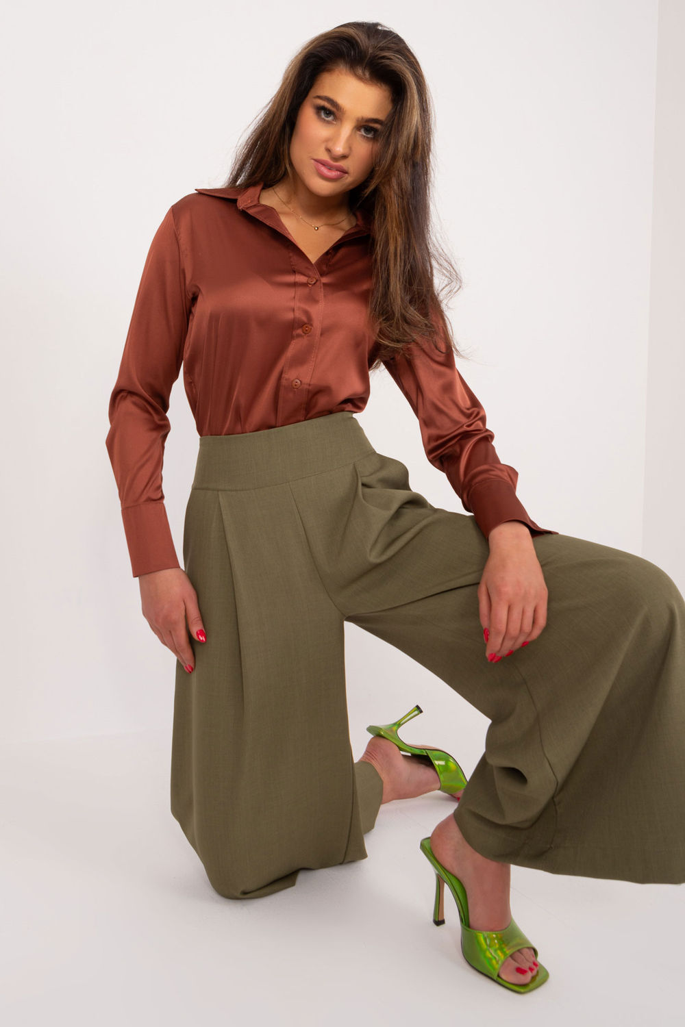 Chaussures à talons femme Italy Moda Kuloty Kuloty — vert