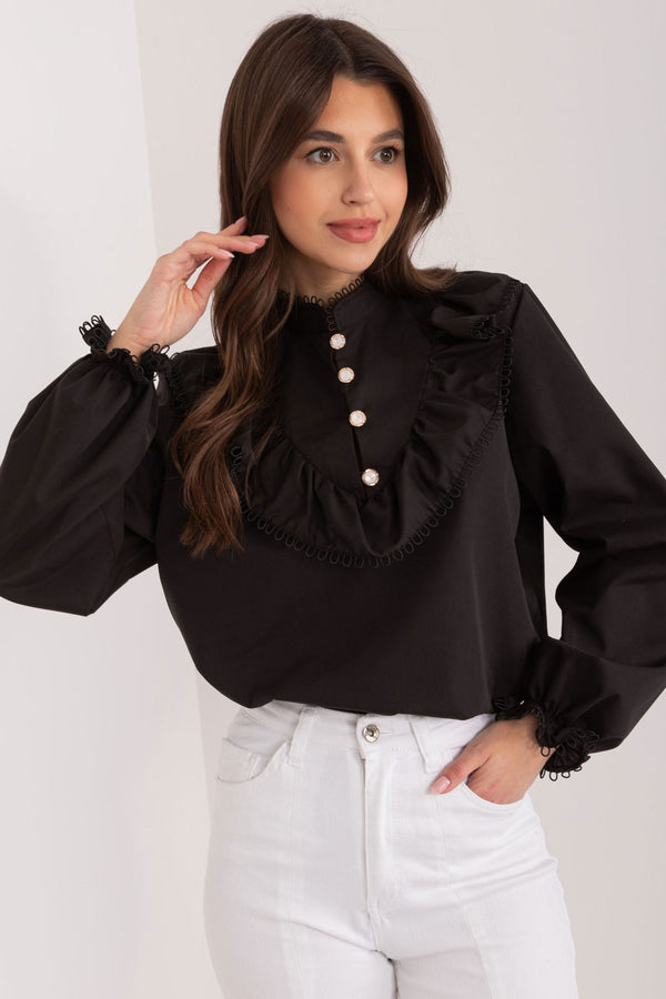 Blouse femme Lakerta Chemisier Chemisier — noir
