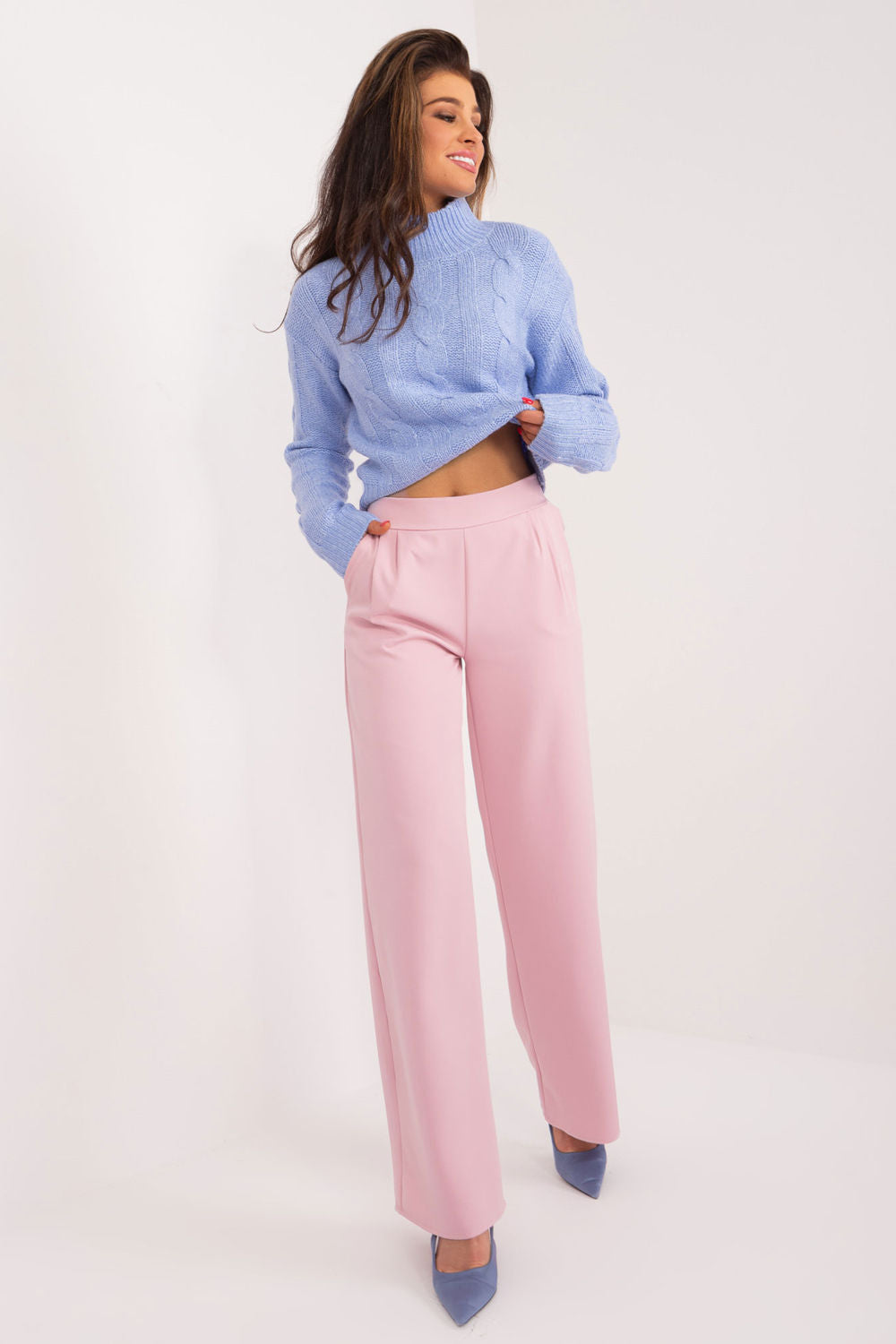Chaussures à talons femme Rue Paris Pantalon Pantalon — rosé