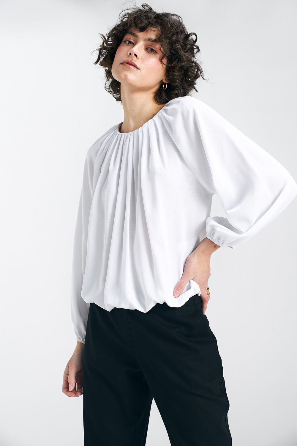 Blouse femme Nife Chemisier Chemisier — beige