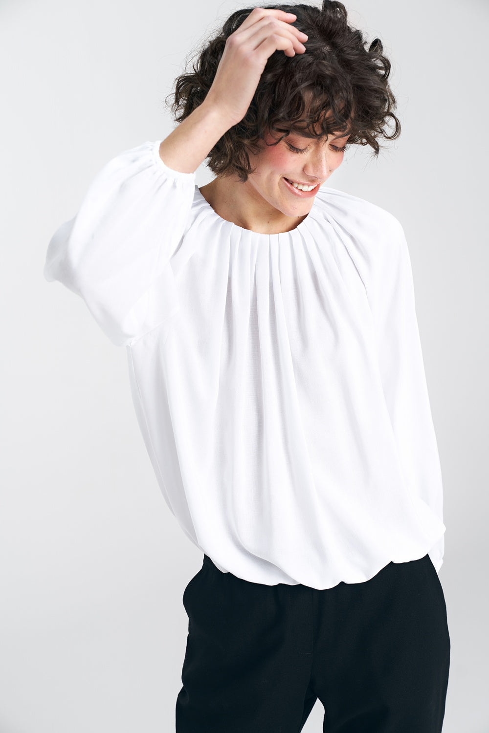 Blouse femme Nife Chemisier Chemisier — beige