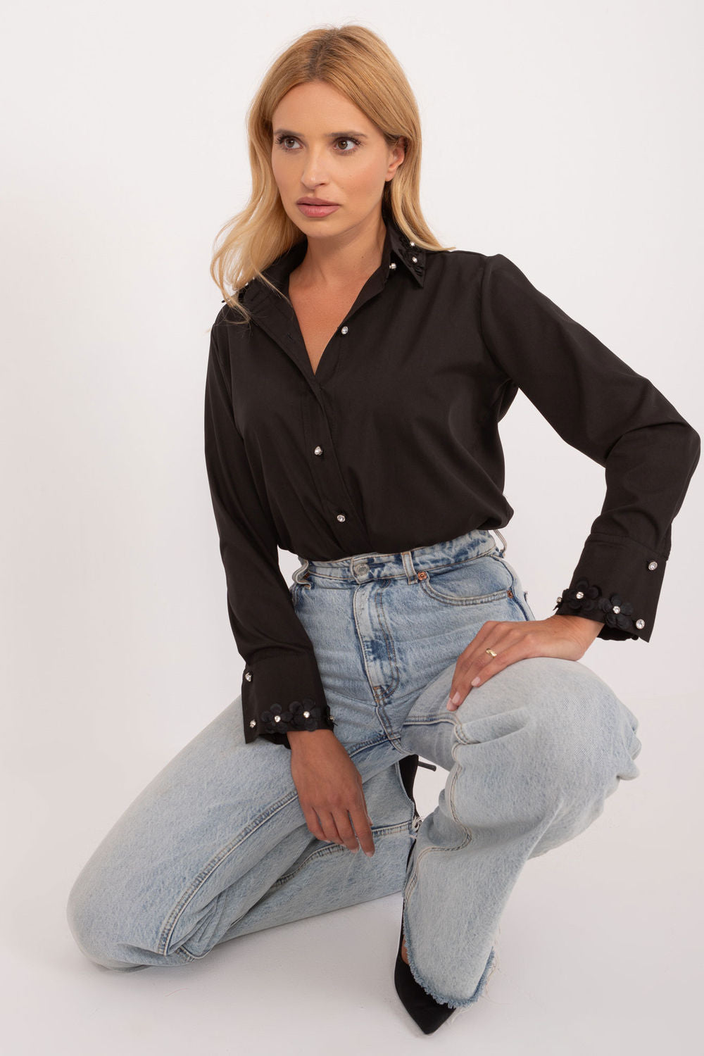 Blouse femme Lakerta — noir