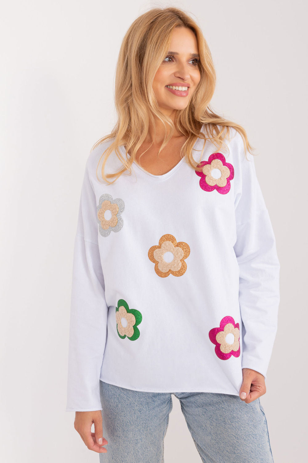 Blouse femme Italy Moda Chemisier Chemisier — blanc