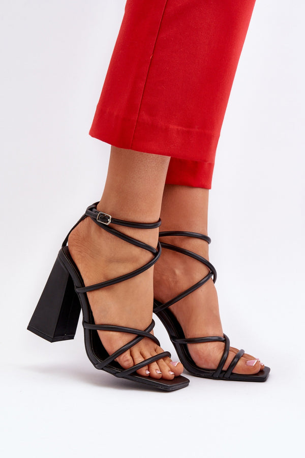 Sandales femme Step in style À Talons À — noir
