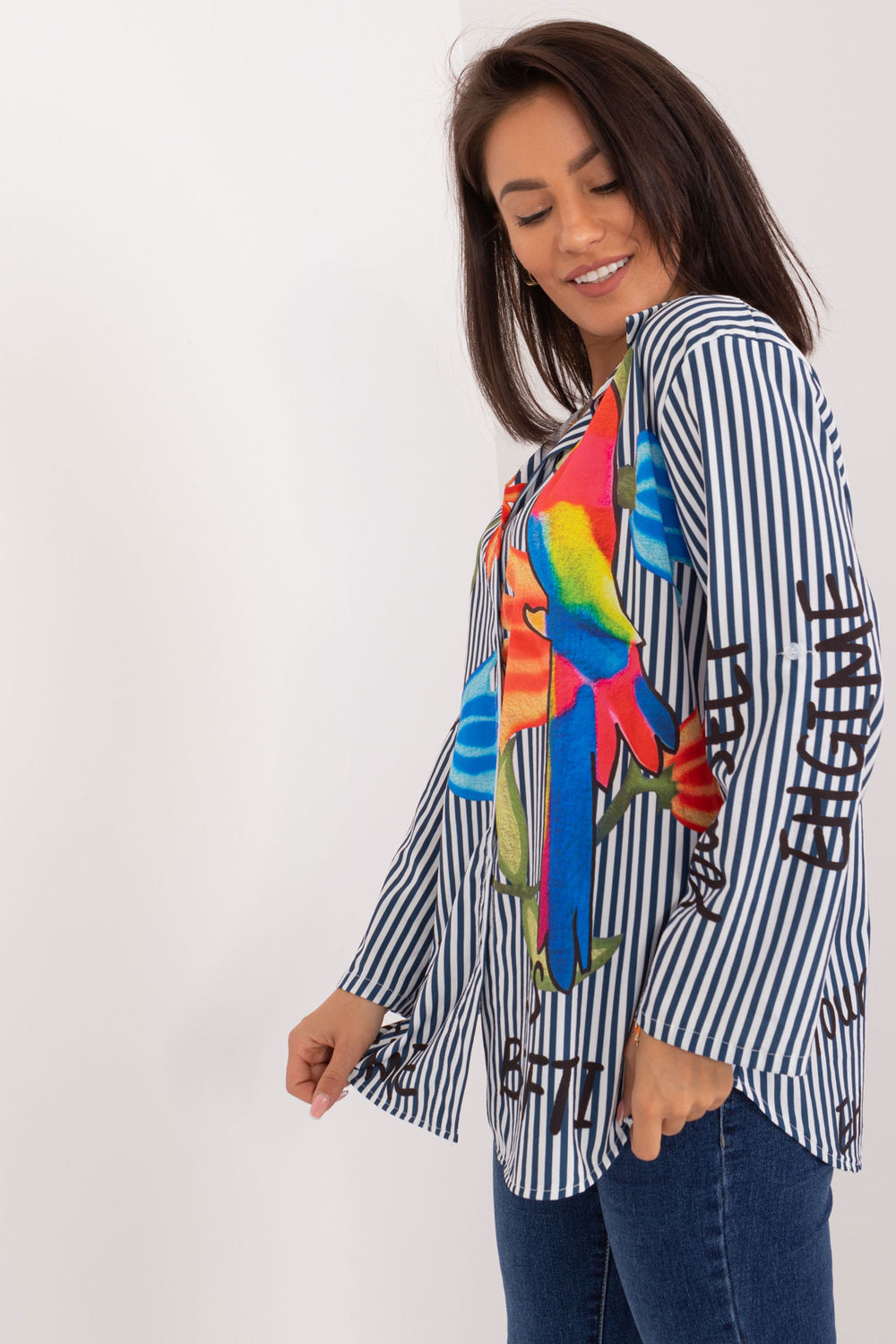 Blouse femme Italy Moda — bleu
