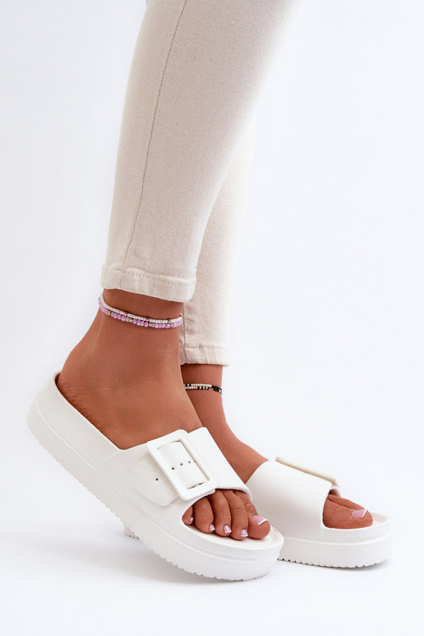 Sandales femme Step in style À Plateforme À — blanc