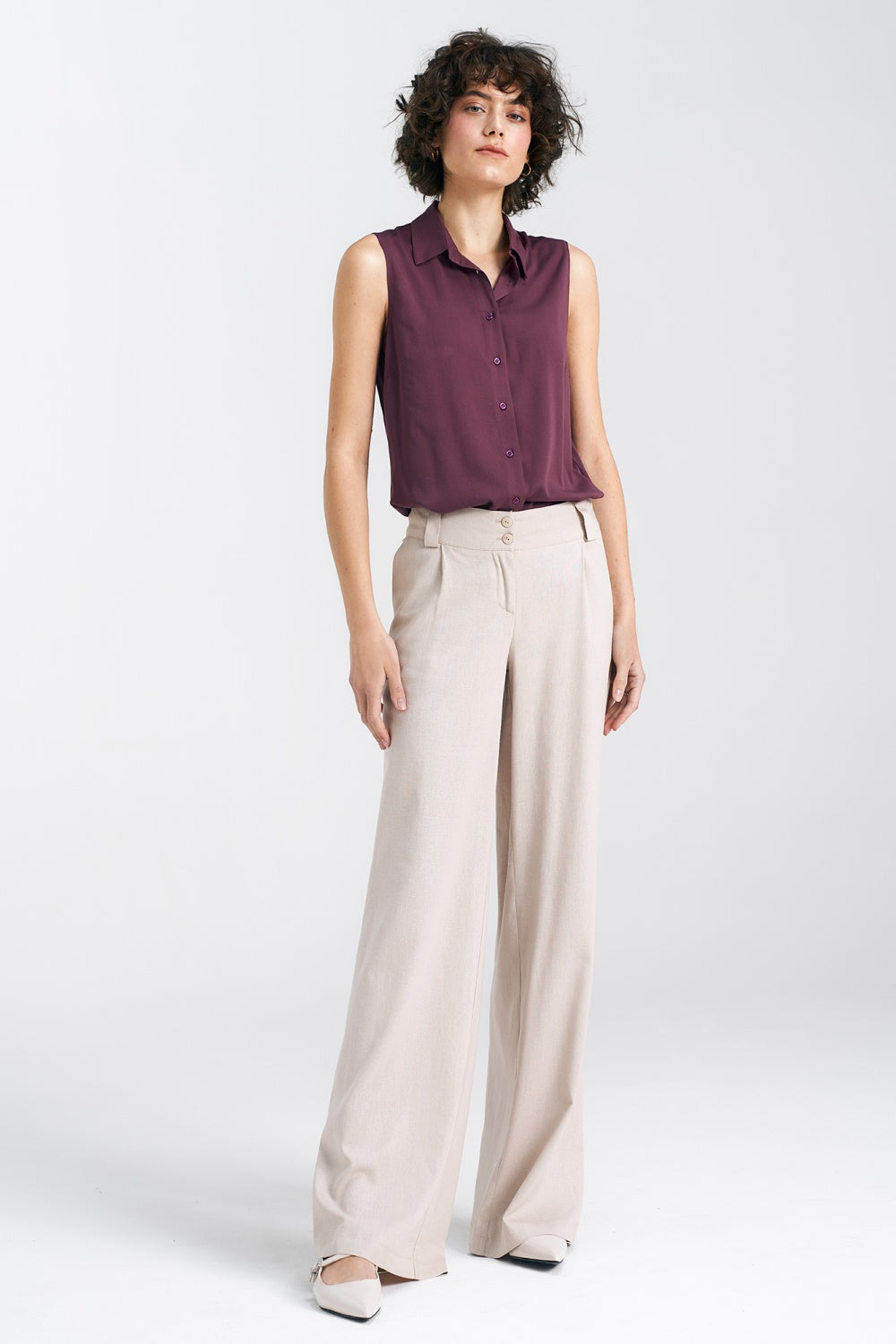 Blouse femme Nife Chemise Chemise — violet
