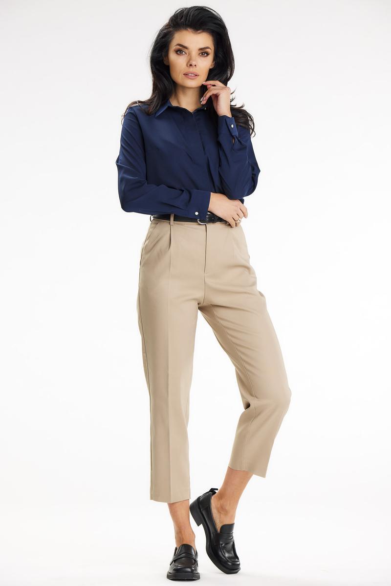 Blouse femme awama — bleu marine
