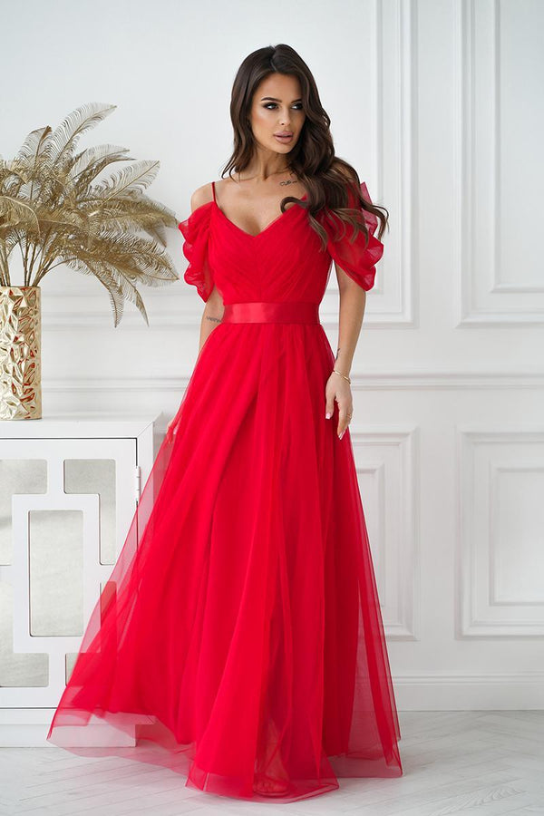Robe femme Bicotone Longue Longue — rouge