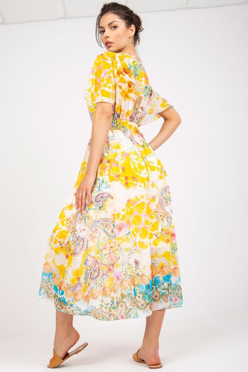 Robe femme Italy Moda De Jour De — jaune