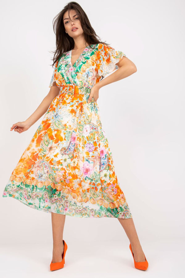Robe femme Italy Moda De Jour De — orange
