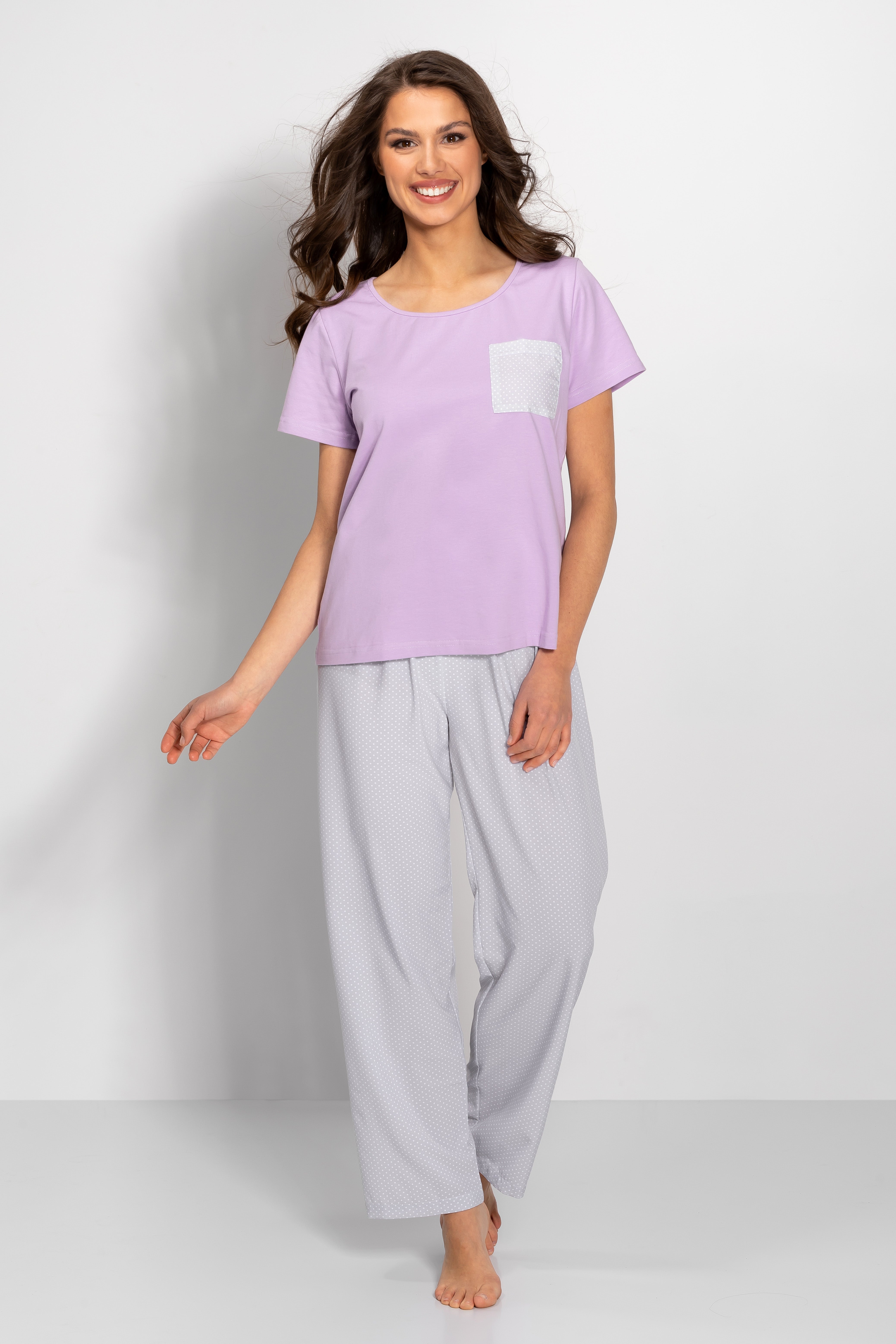 Pyjama femme Momenti Per Me — gris