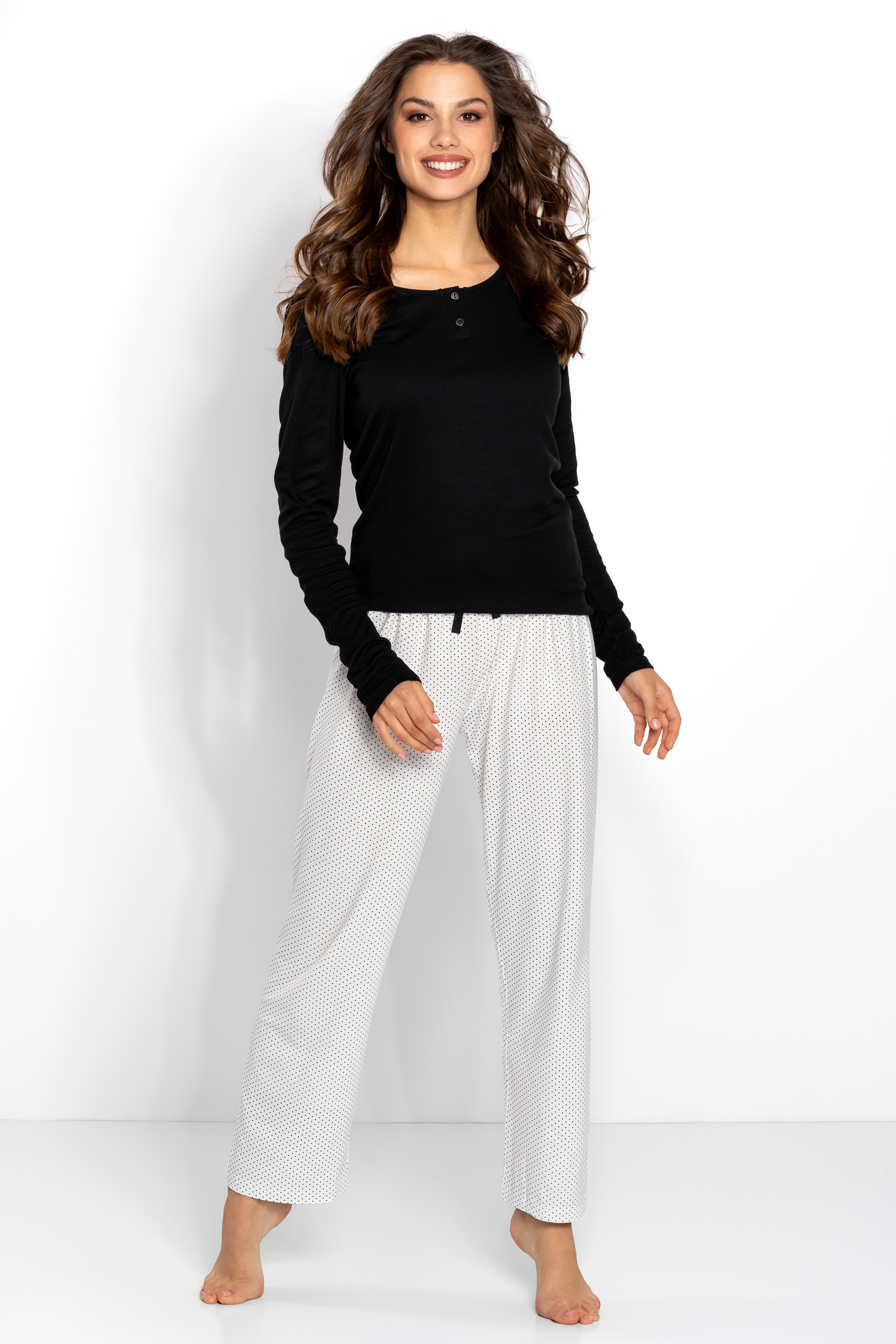 Pyjama femme Momenti Per Me — noir