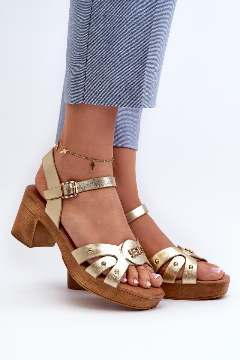 Sandales femme Step in style À Talons À — jaune