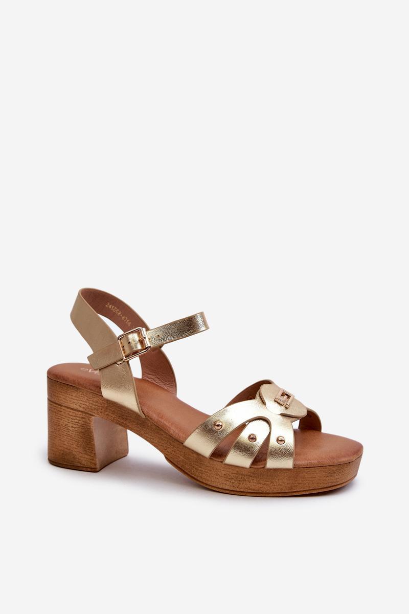 Sandales femme Step in style À Talons À — jaune