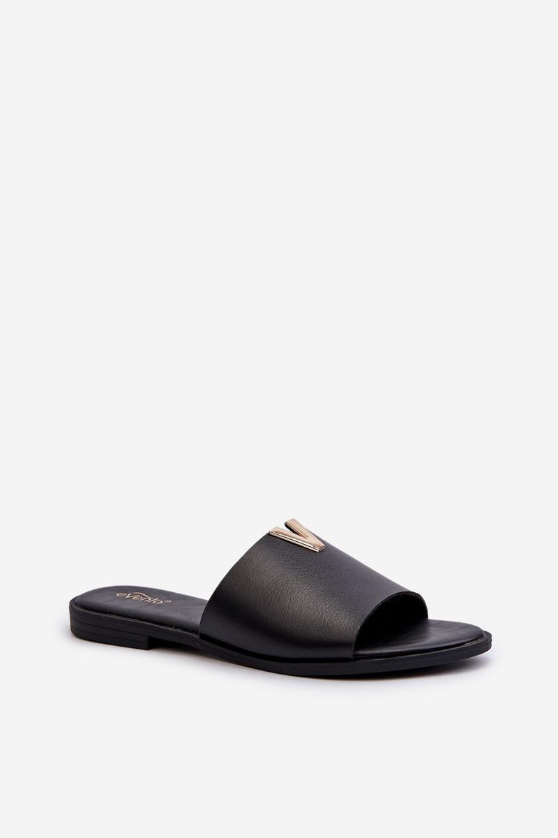 Sandales femme Step in style Clacquettes Clacquettes — noir