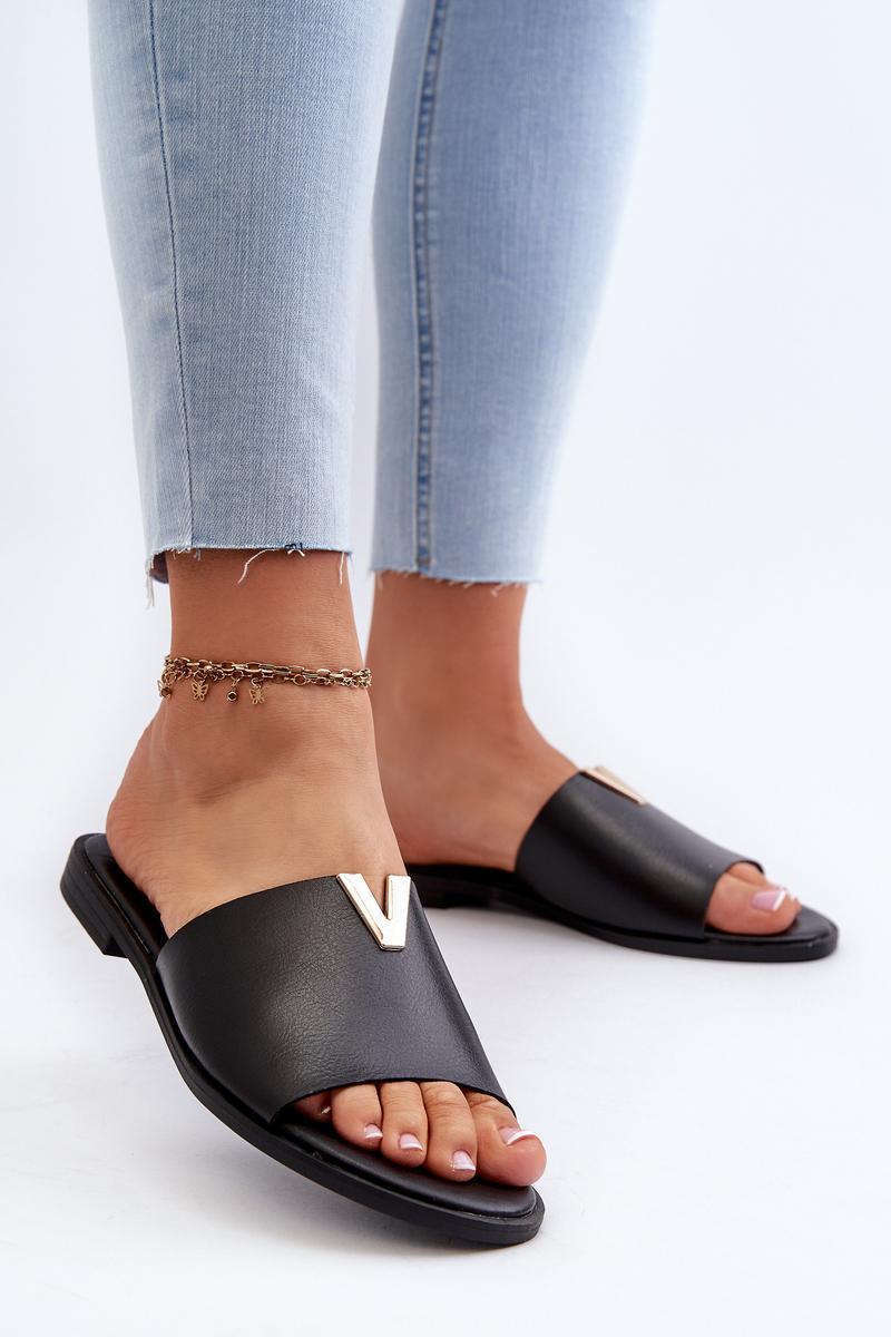 Sandales femme Step in style Clacquettes Clacquettes — noir