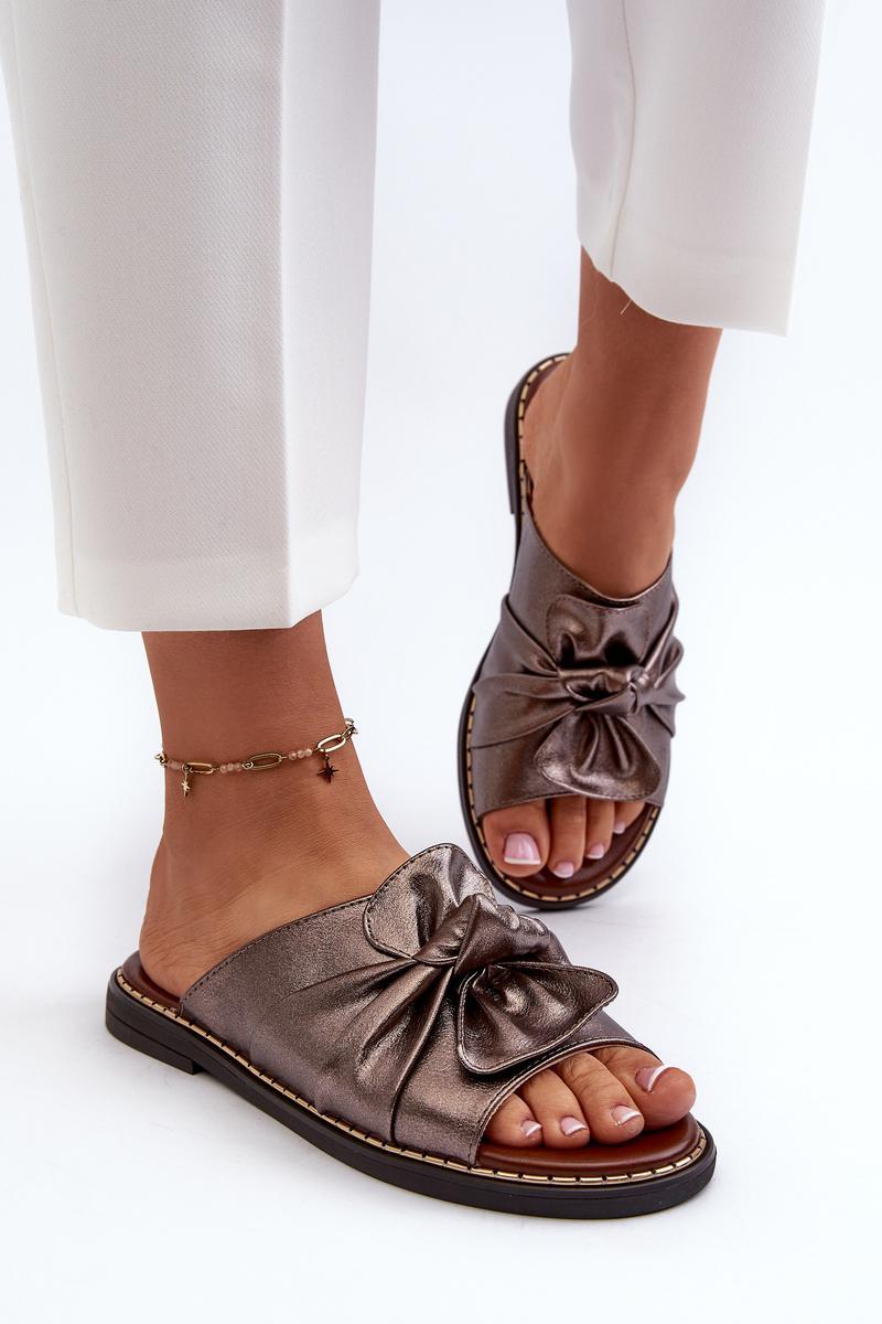 Sandales femme Step in style Clacquettes Clacquettes — brun