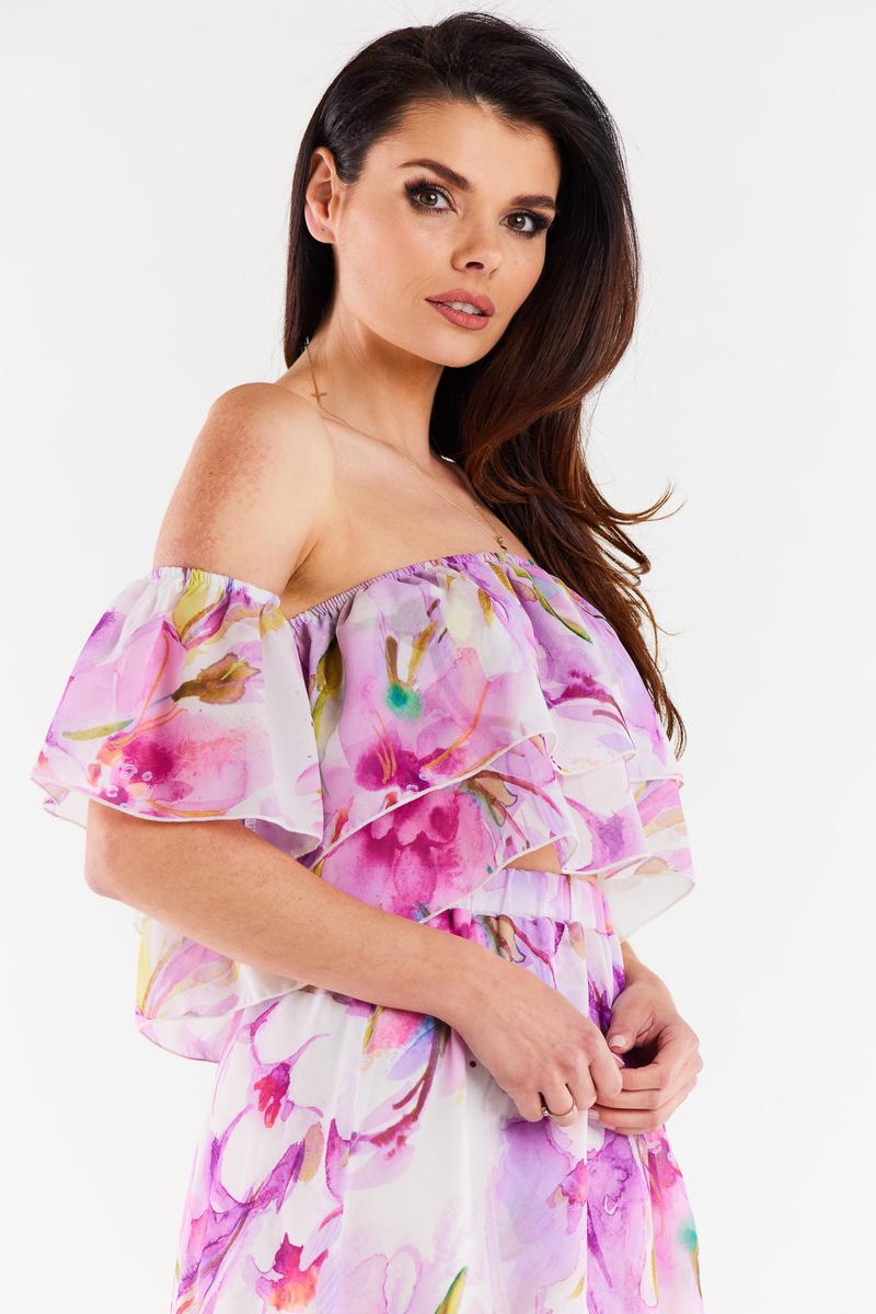 Blouse femme awama Chemisier Chemisier — violet