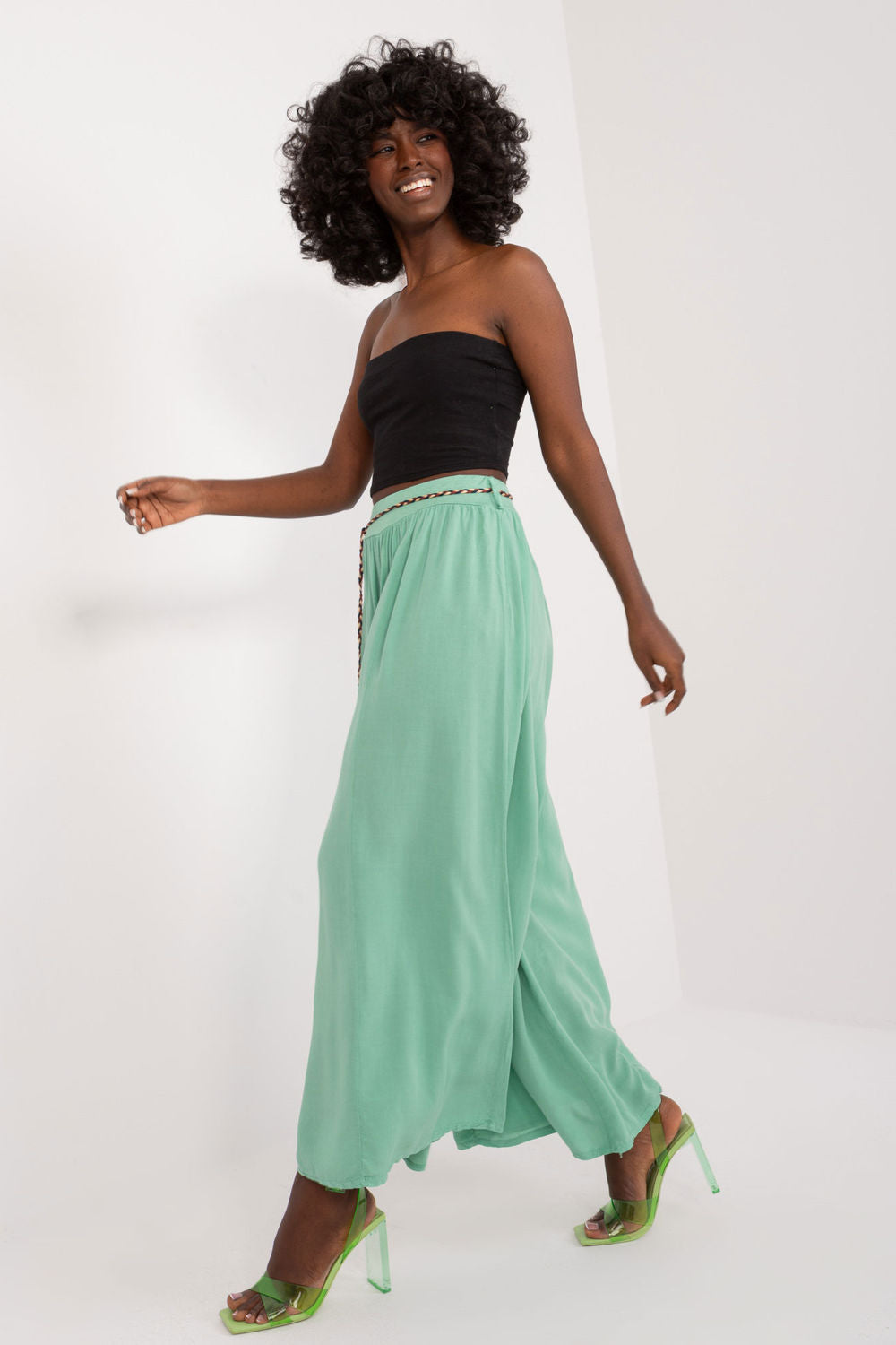 Chaussures à talons femme Och Bella Pantalon Pantalon — vert