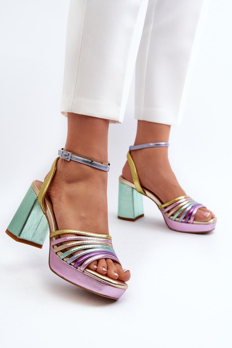 Sandales femme Step in style À Talons À — multicouleur