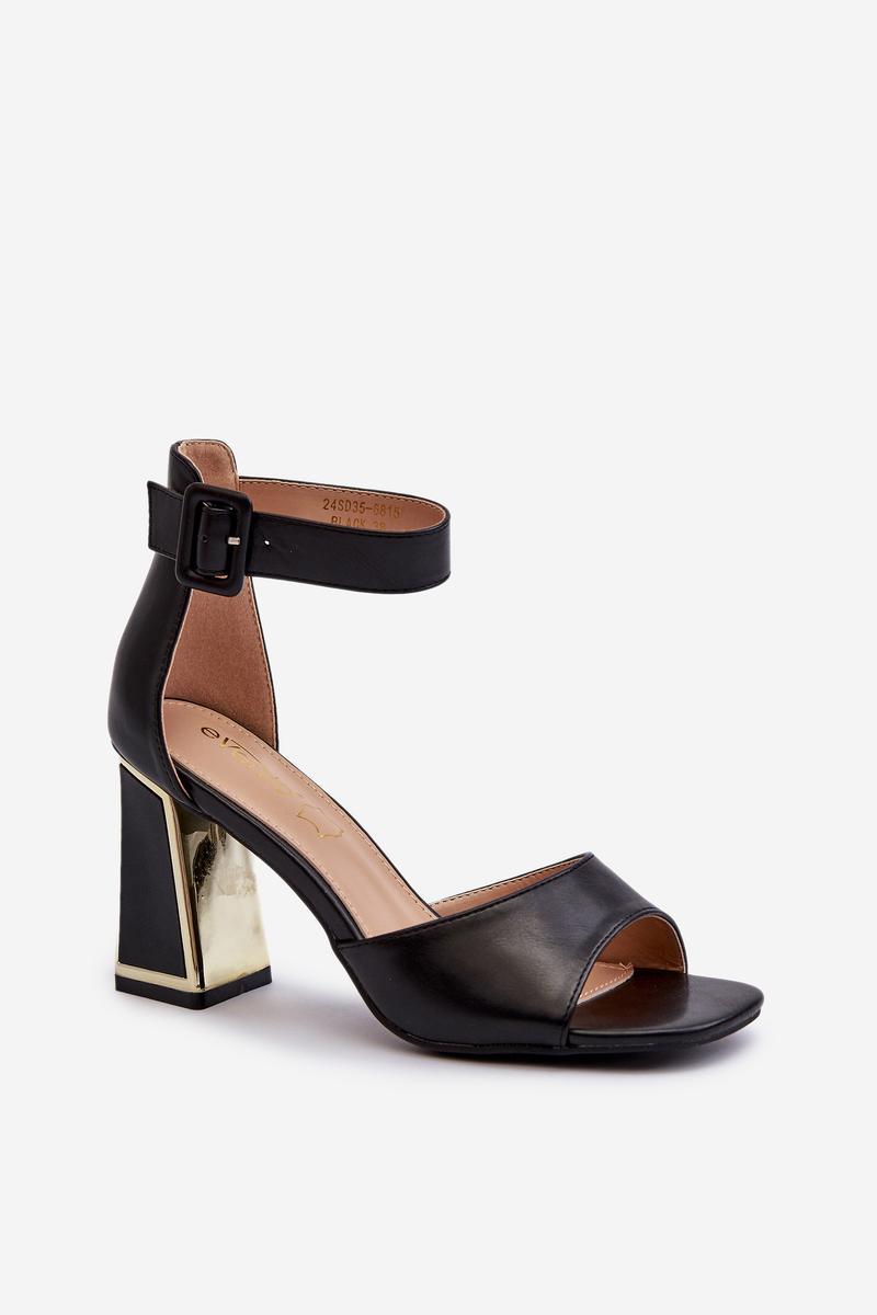 Sandales femme Step in style À Talons À — noir