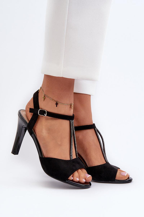 Sandales femme Step in style À Talons À — noir