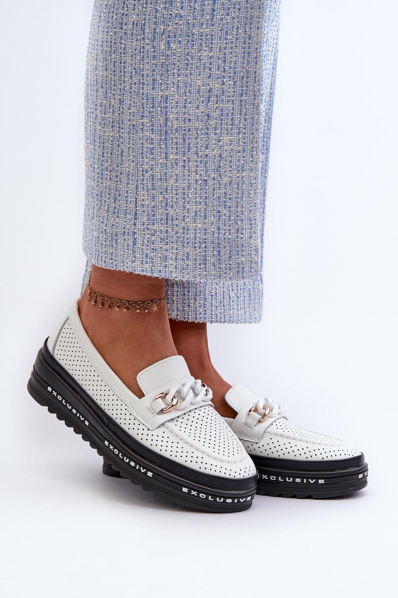 Moccasins femme Step in style — blanc