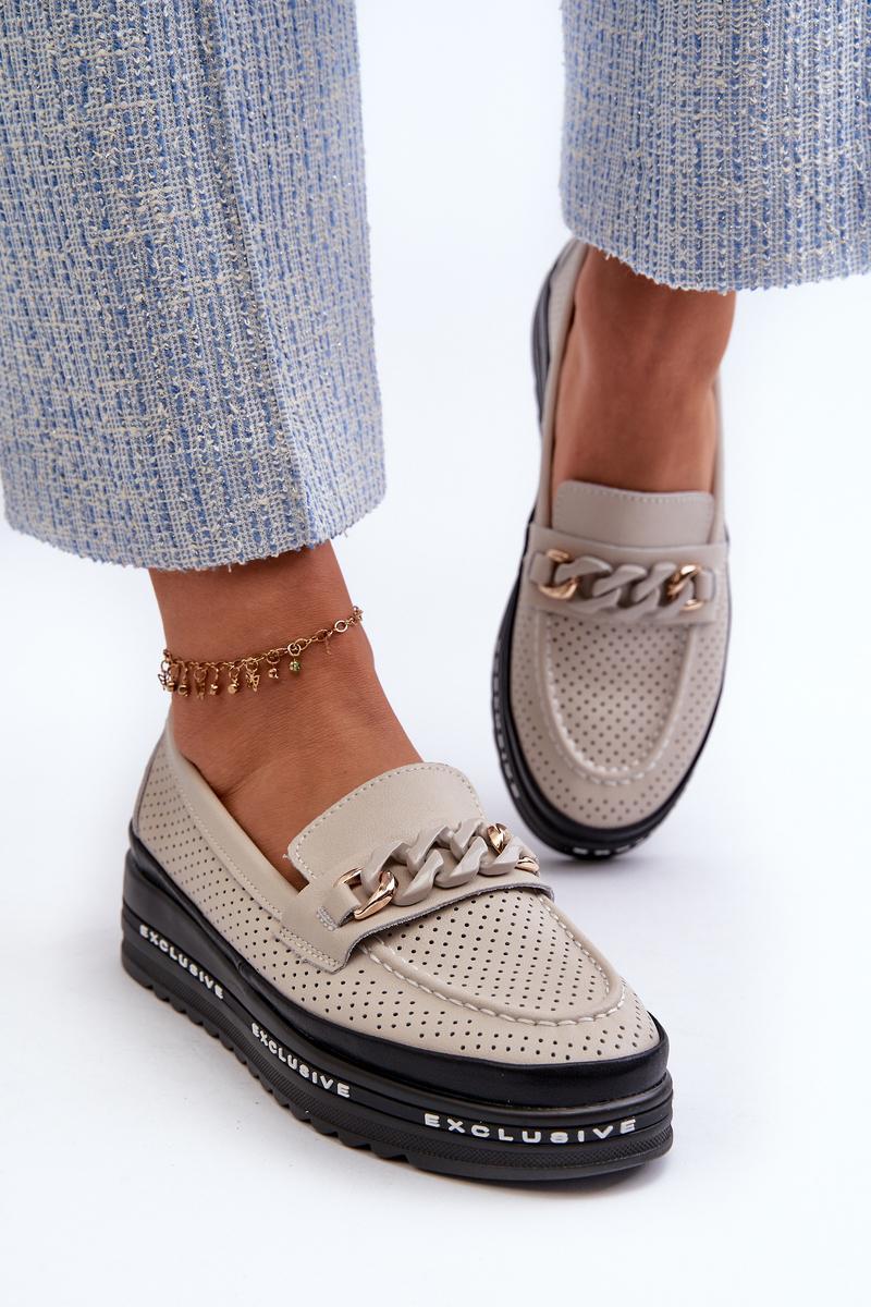 Moccasins femme Step in style — beige