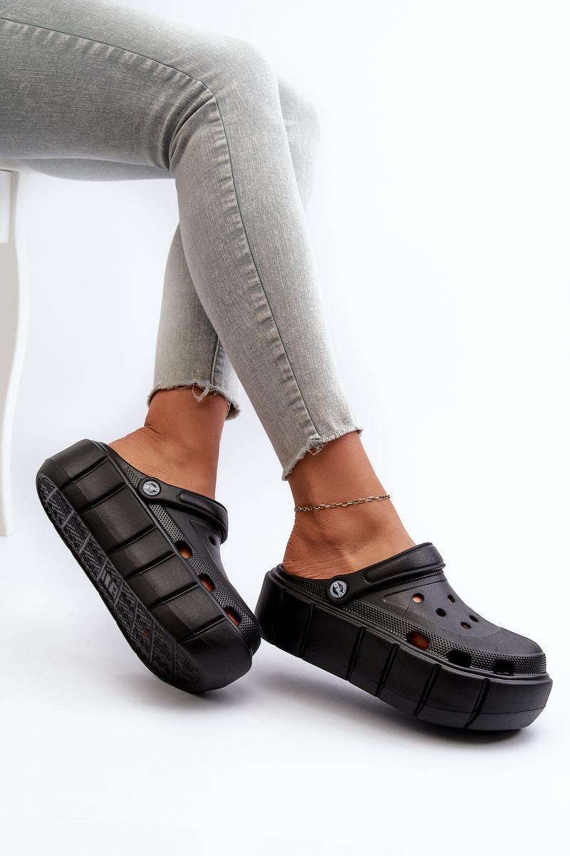 Sandales femme Step in style Clacquettes Clacquettes — noir