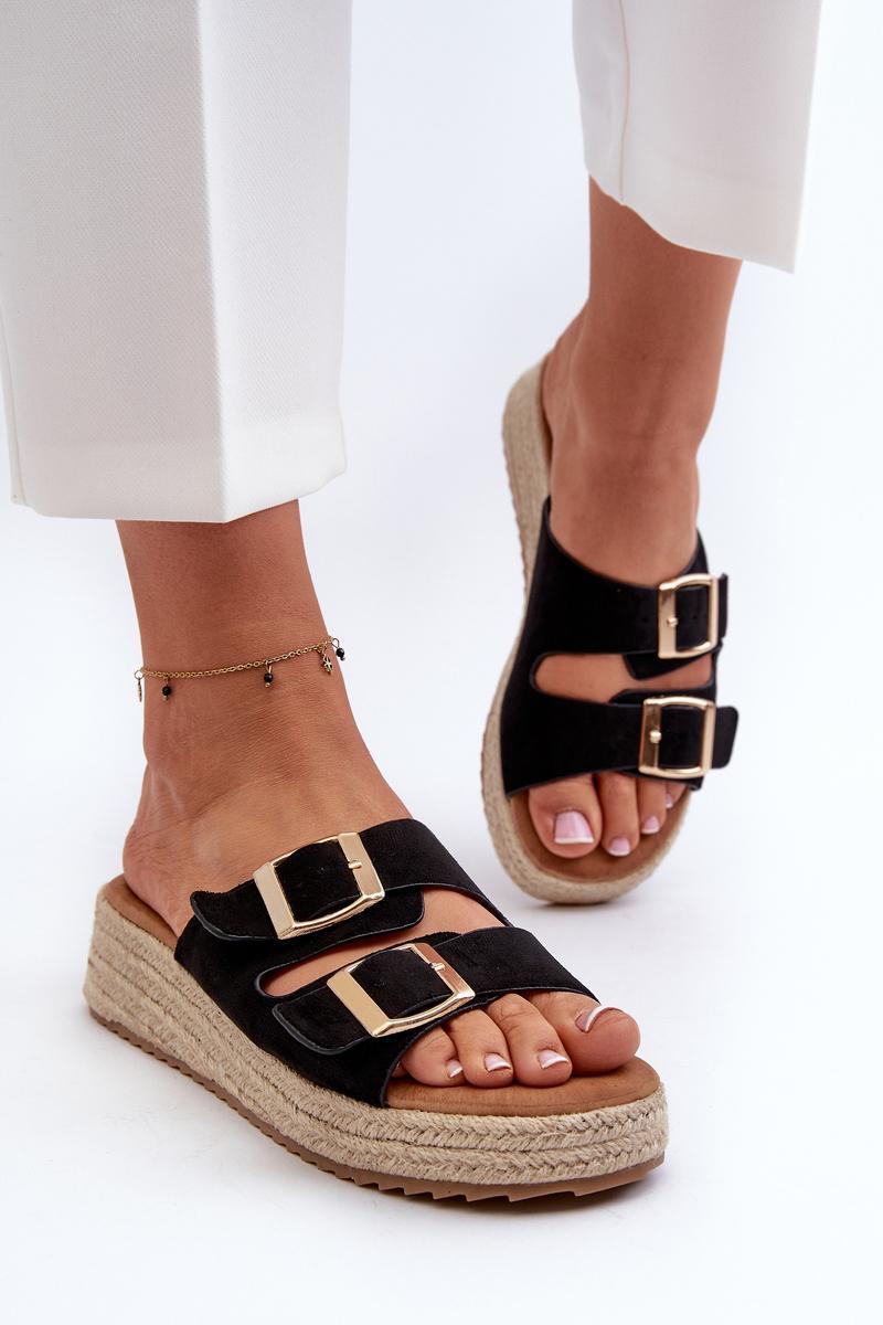 Sandales femme Step in style Cothurnes Cothurnes — noir