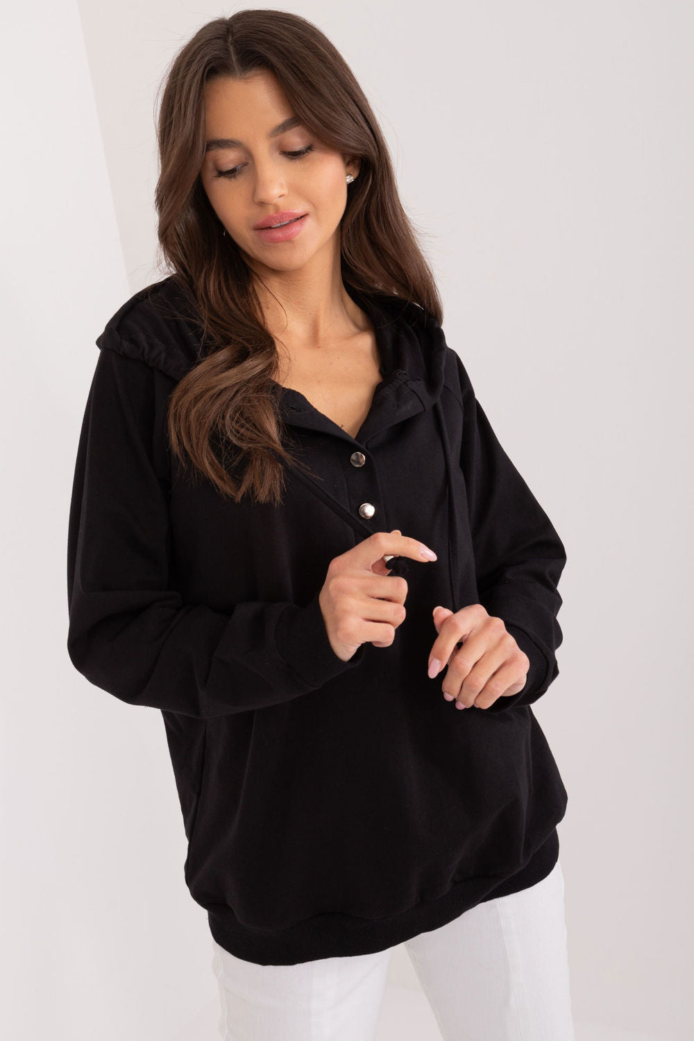 T-shirt femme Relevance Sweatshirt Sweatshirt — noir