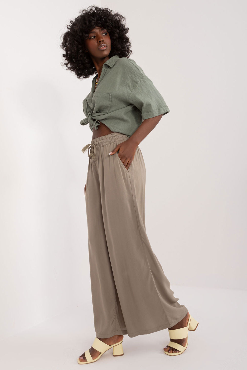 Chaussures à talons femme Sublevel Pantalon Pantalon — vert