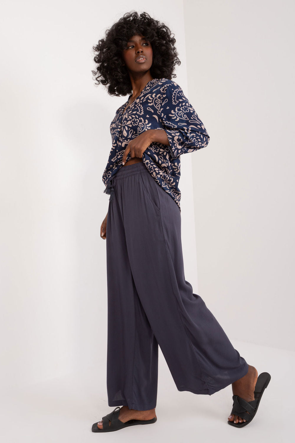 Chaussures à talons femme Sublevel Pantalon Pantalon — bleu marine