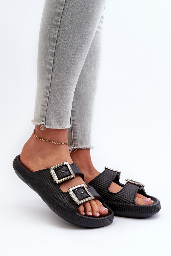 Sandales femme Step in style Clacquettes Clacquettes — noir