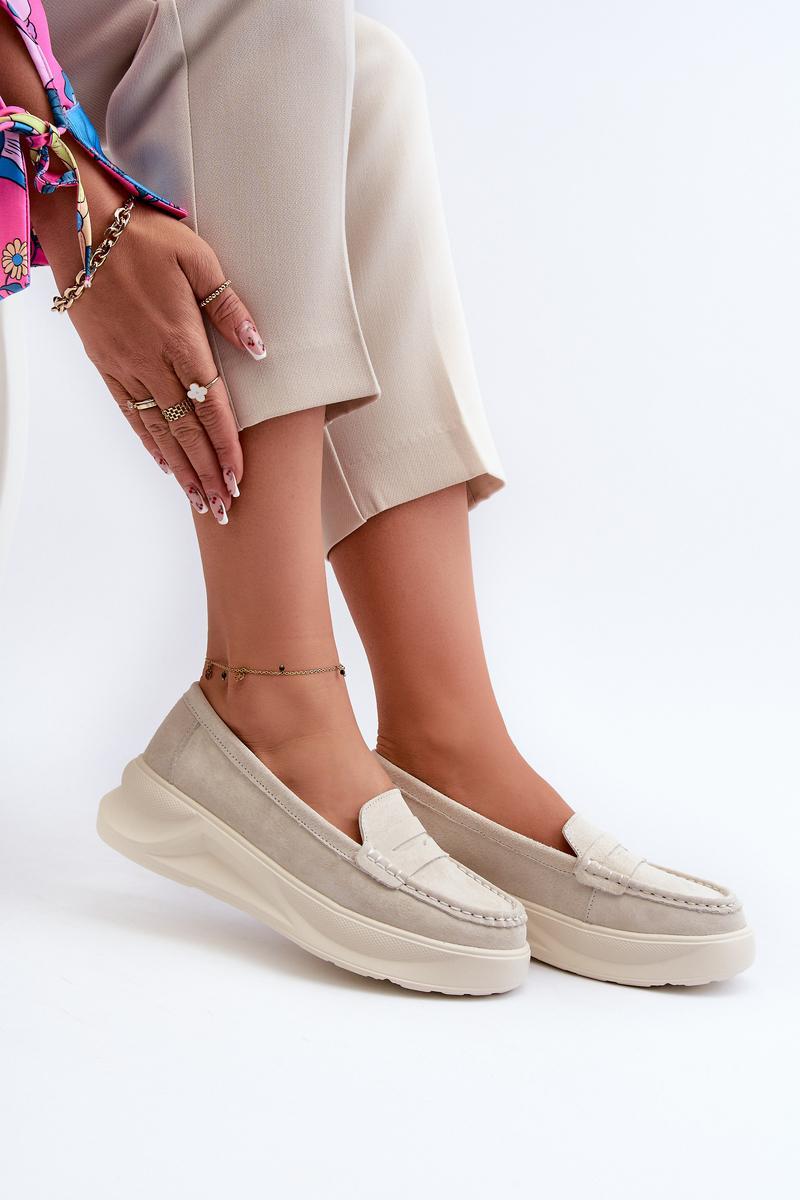 Moccasins femme Step in style — beige