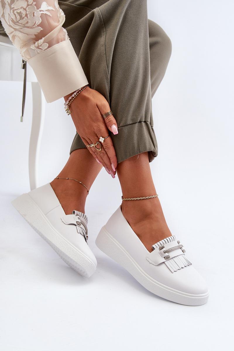 Moccasins femme Step in style — blanc