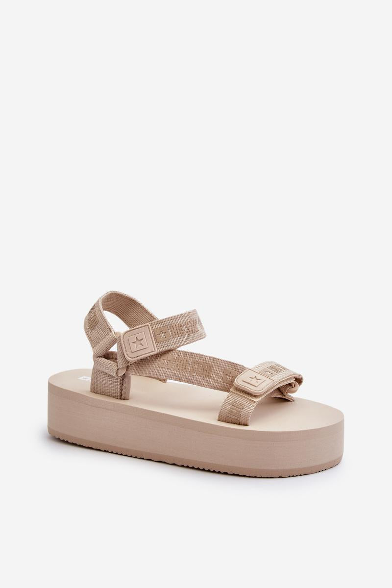 Sandales femme Step in style À Plateforme À — beige