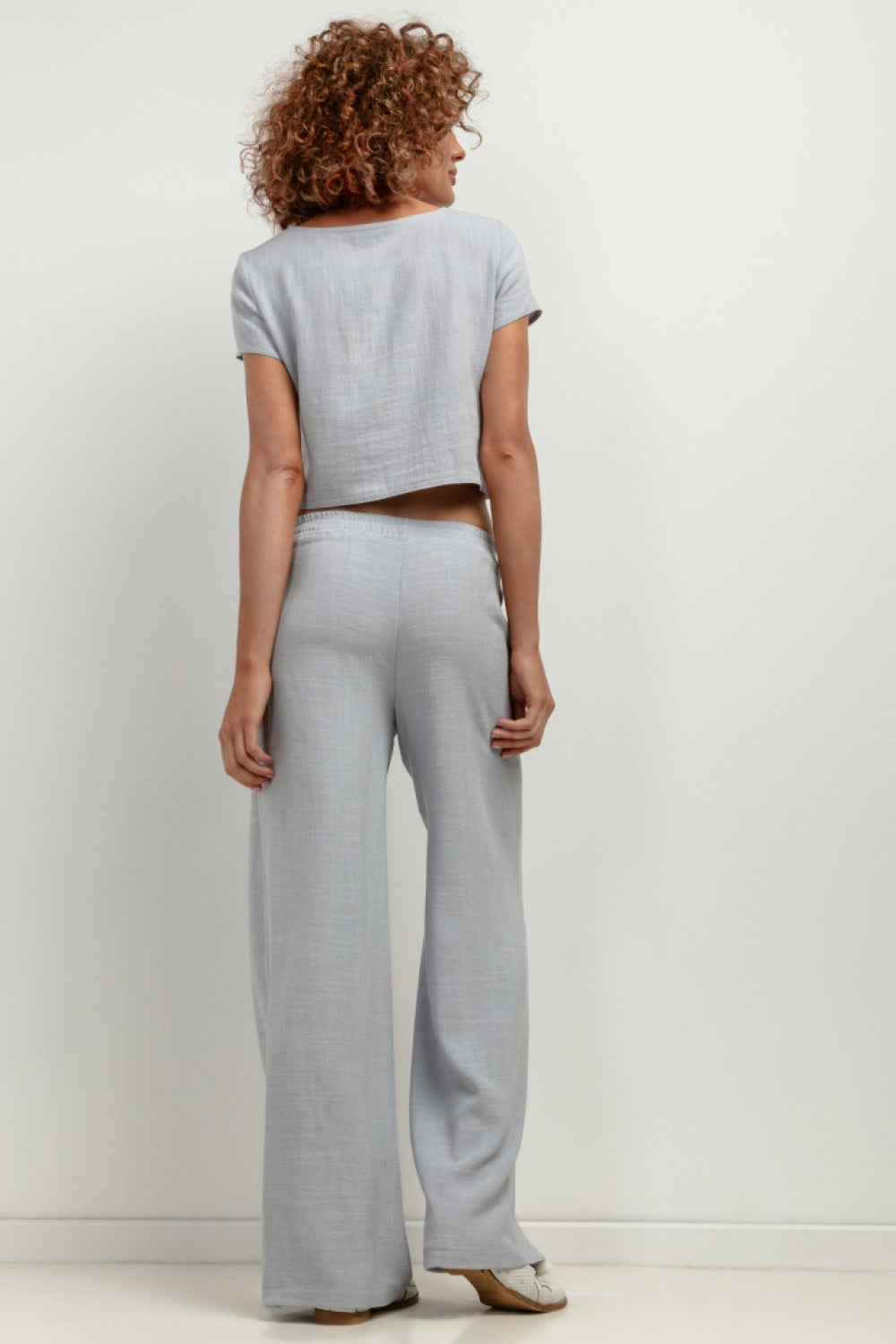 Chaussures à talons femme Tessita Pantalon Pantalon — gris
